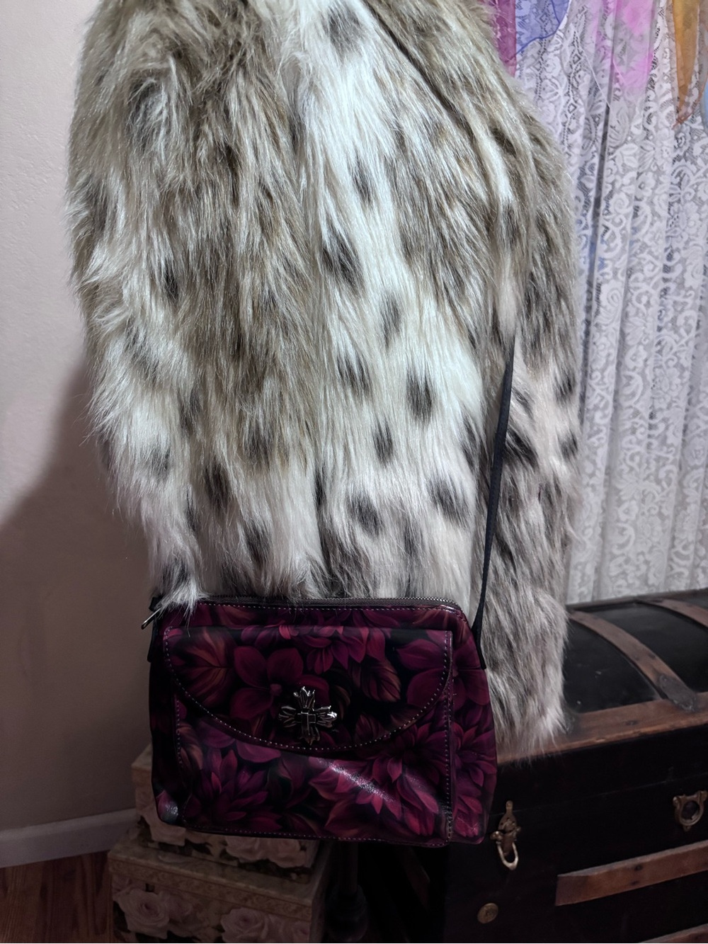 Patricia Nash leather crossbody